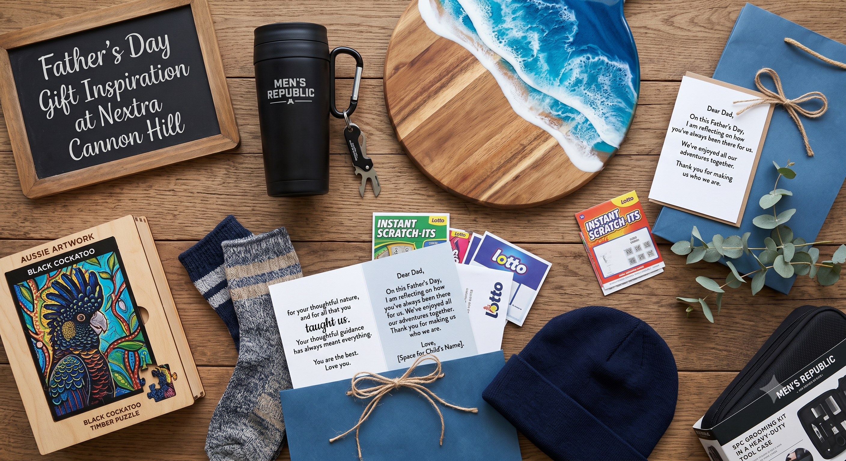 Gift Shop for Dad this Father's Day at nextra Cannon Hill, Brisbane