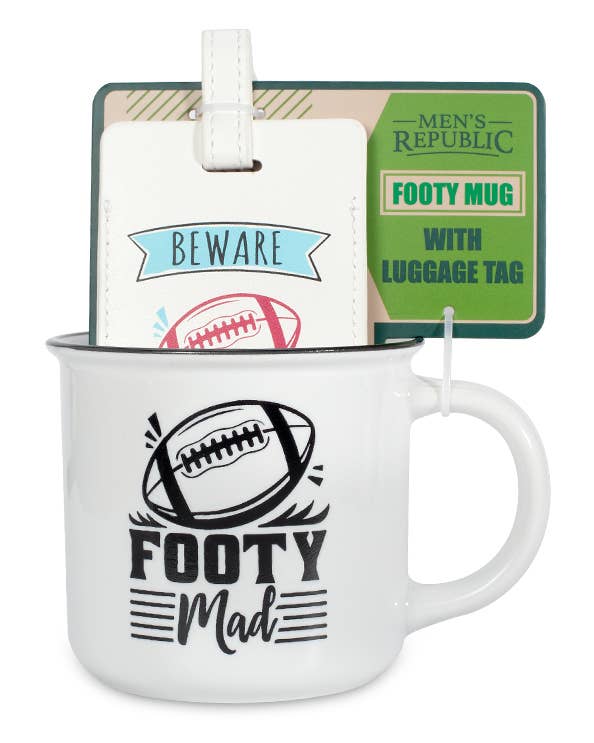 Men's Republic Sports Mug Gift Set - Footy
