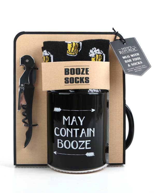 Men's Republic Mug Set - May Contain Booze