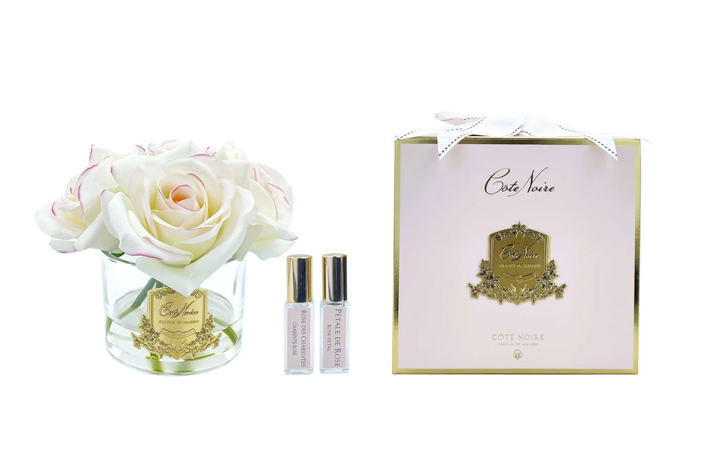 Perfumed 5 Roses - Clear - Pink Blush