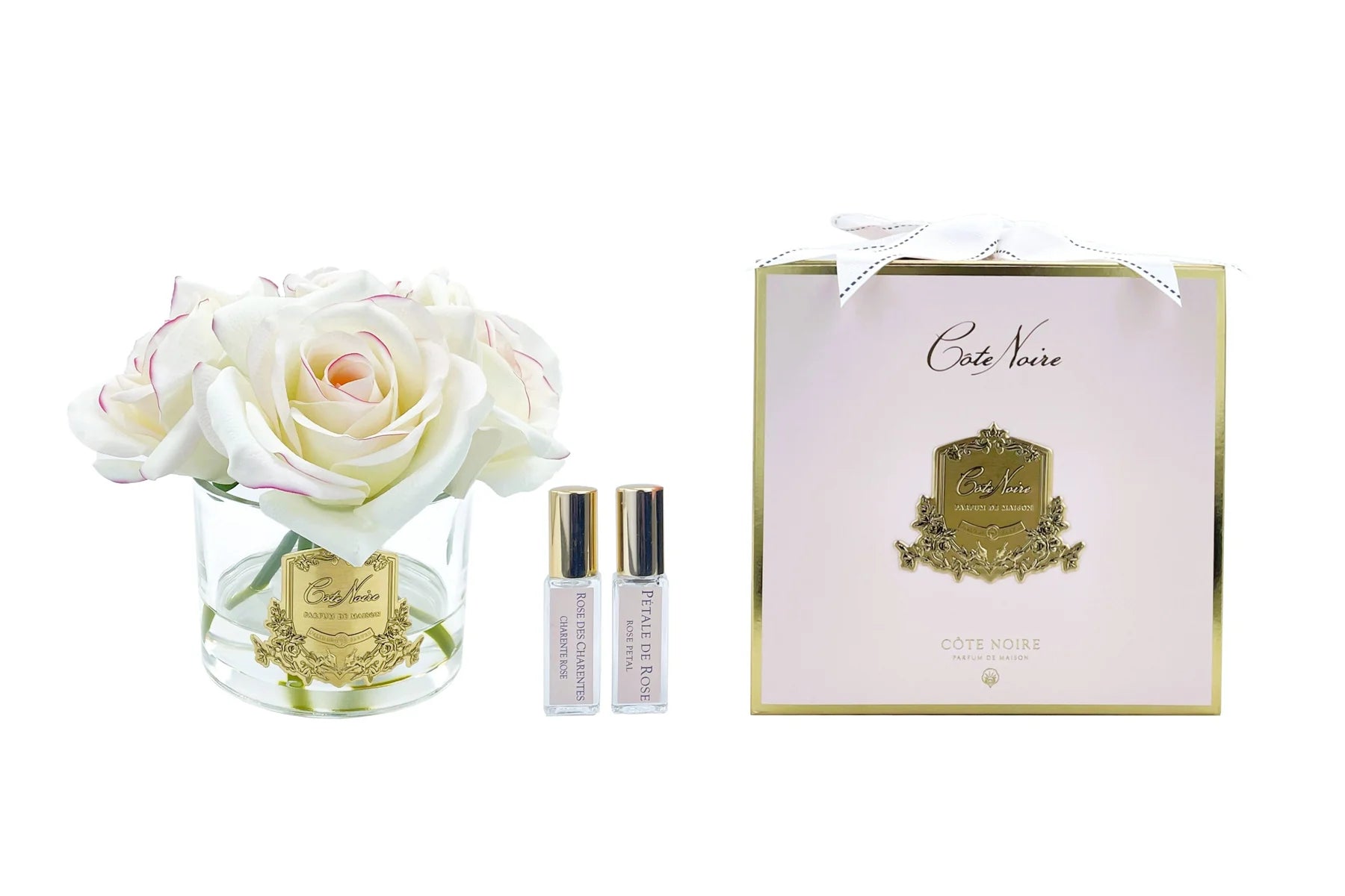 Perfumed 5 Roses - Clear - Pink Blush