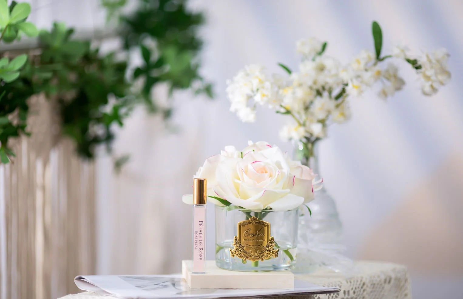 Perfumed 5 Roses - Clear - Pink Blush