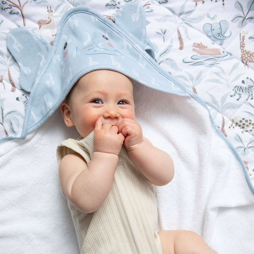 Hooded Towel- Elephant - Wild Safari