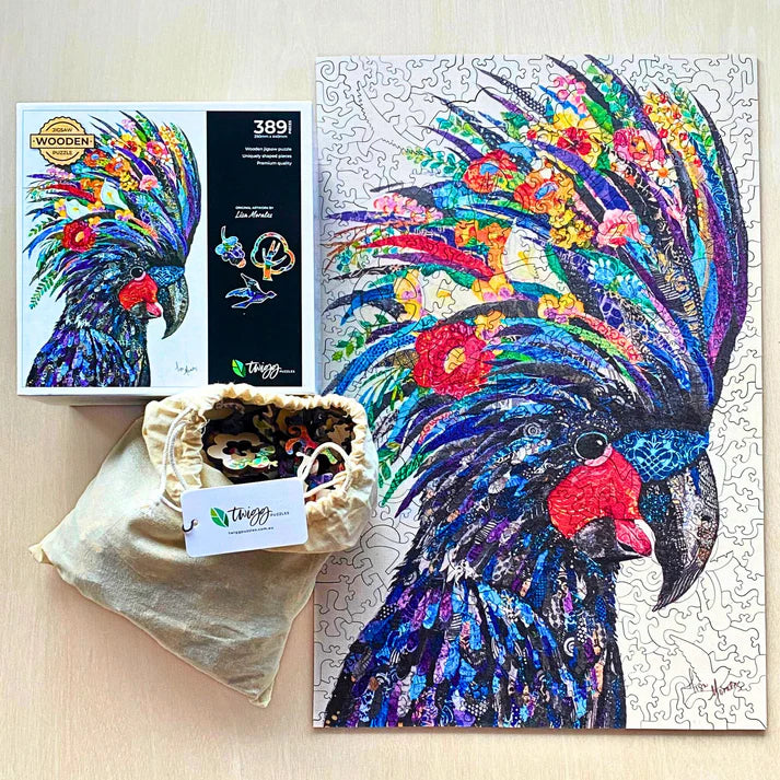 389 pcs - Black Cockatoo Puzzle