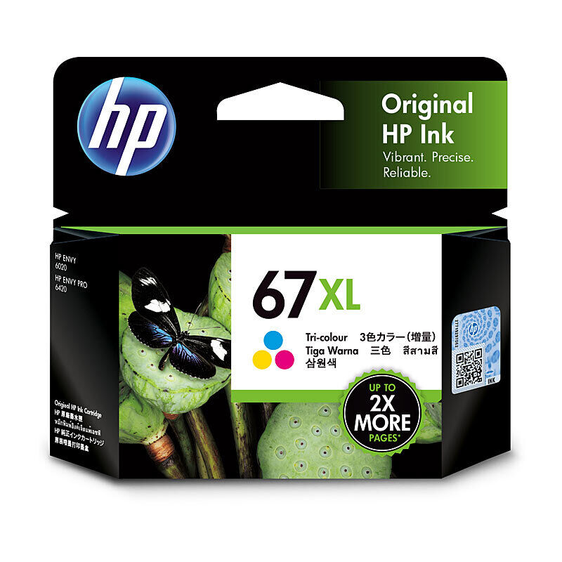 HP 67XL High Yield Tri-Colour Ink Cartridge 3YM58AA HI67CXL