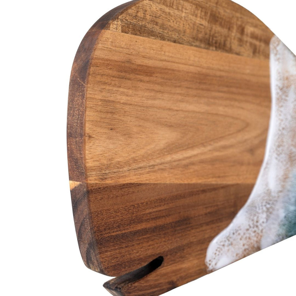 Whale Chopping Board – Acacia Wood Ocean Resin Art