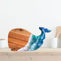 Whale Chopping Board – Acacia Wood Ocean Resin Art