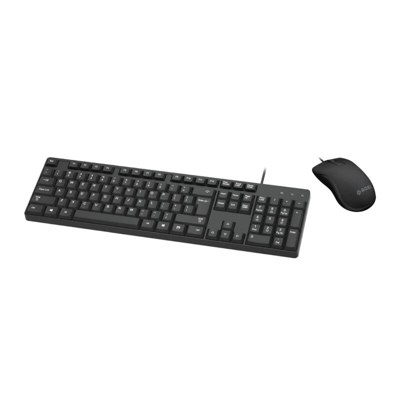 Moki Wired Keyboard and Mouse Desktop Combo MKEWRDCO