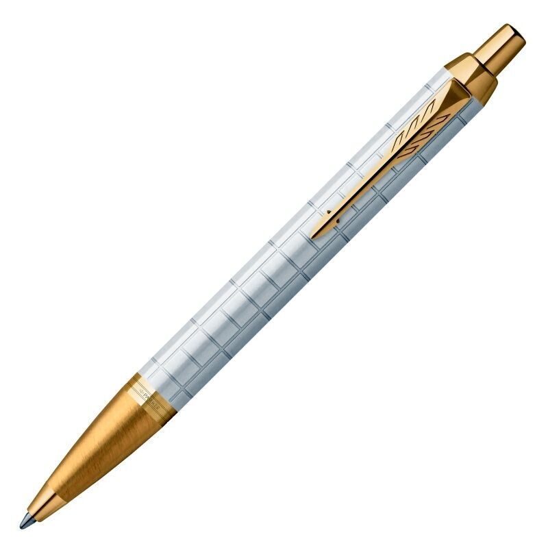 Parker IM Premium Pearl and Gold Trim Ballpoint Pen PAR2143643