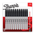 Sharpie Fine Point Permanent Markers Black 12 Pack SH1812419