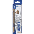 Staedtler Jumbo Natural Triangular HB Pencils (Box of 12)