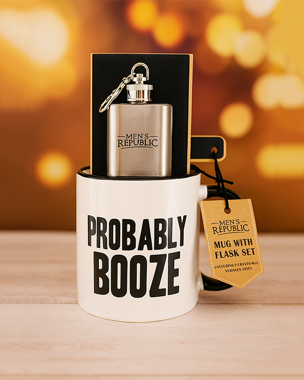 Men's Republic Mug Set - Probably Booze
