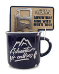 Men's Republic Adventure Mug Gift Set with Tool - Multi-Tool