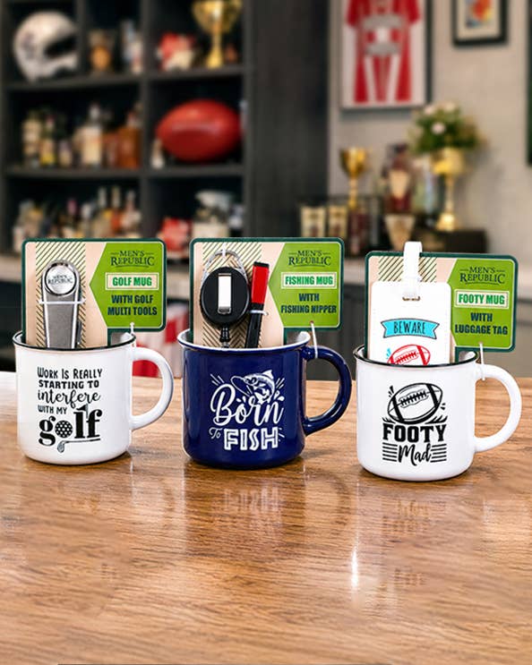 Men's Republic Sports Mug Gift Set - Footy