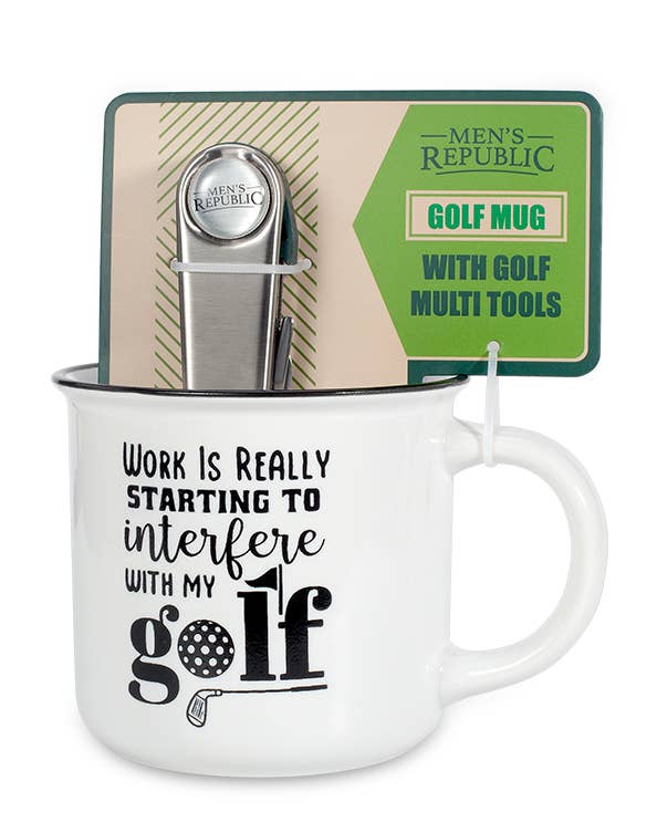 Men's Republic Sports Mug Gift Set - Golf