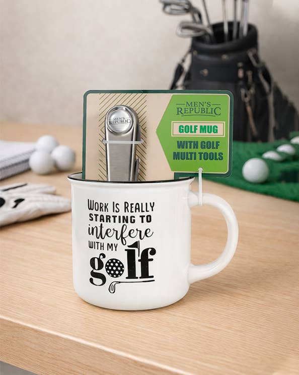 Men's Republic Sports Mug Gift Set - Golf